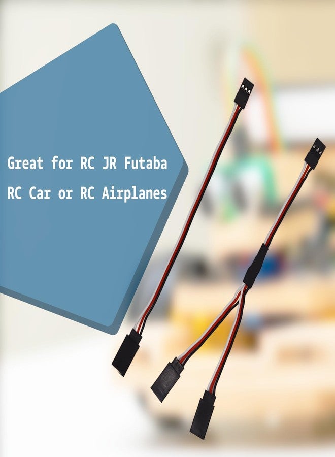 Nvwadayu JST Y Splitters - 1 Male to 2 Female, RC Servo Y Connector, Servo Harness Lead, Extension Cable, JR Wire Connectors Fits RC JR Futaba Airplanes, Car (6pcs) - Image 4